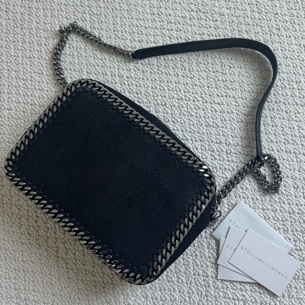 Stella McCartney black camera bag crossbody or shoulder bag